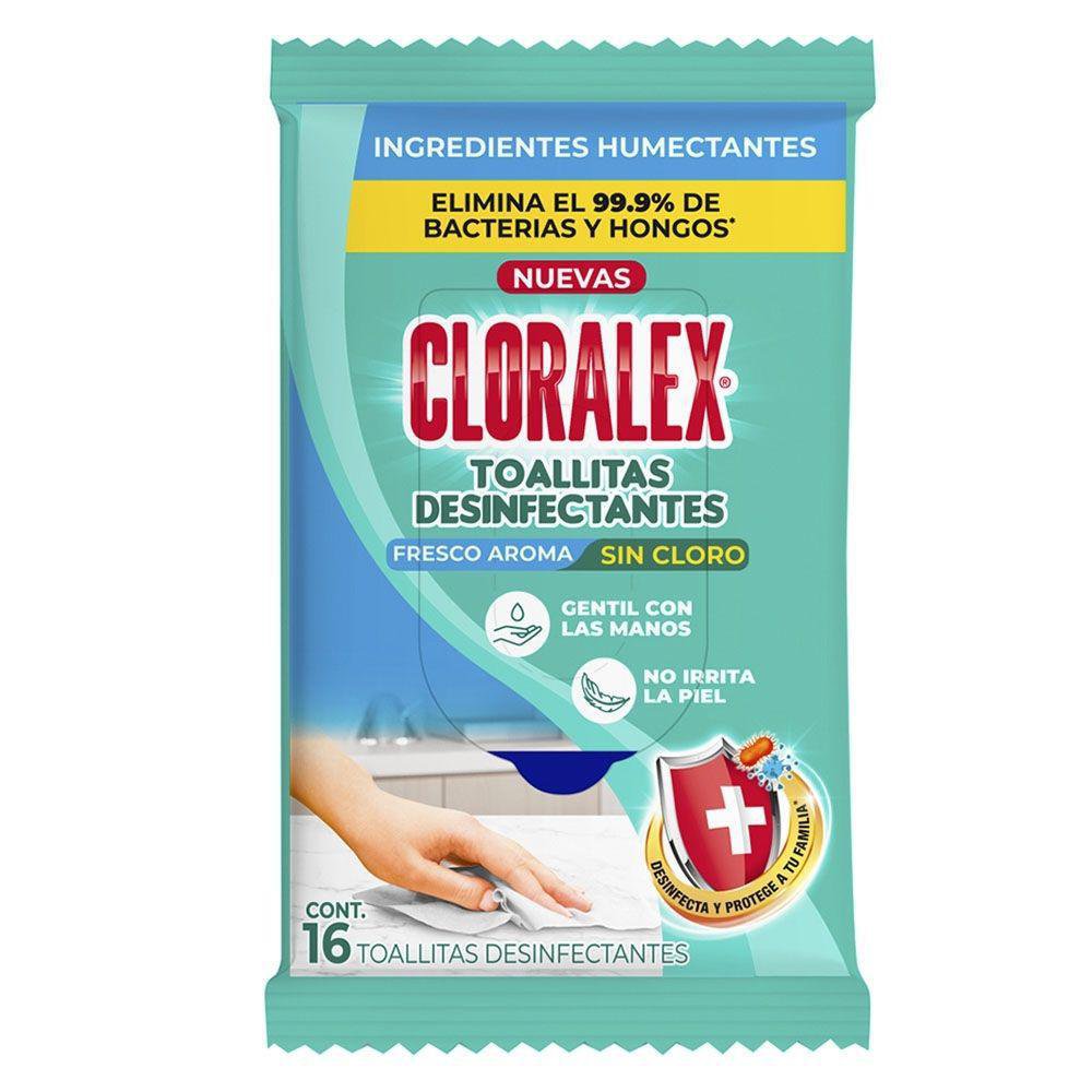 Toallitas Desinfectantes Cloralex 48 pz.