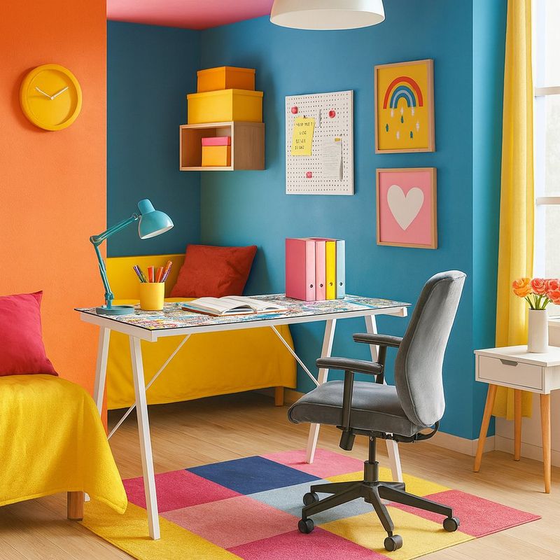 Escritorio de Vidrio Templado - Varios Colores