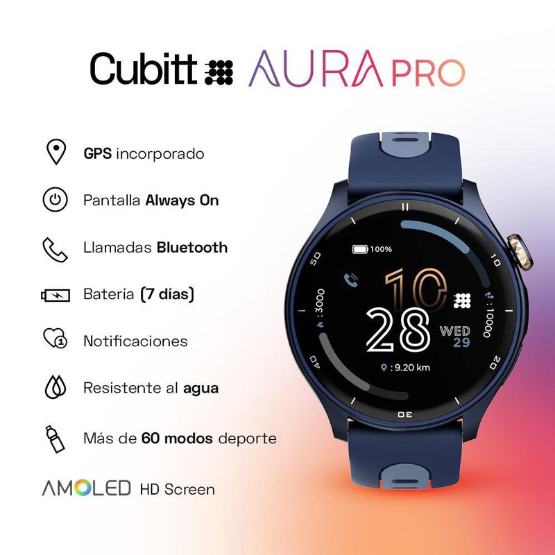 Reloj-Inteligente-Aura-Pro-Azul
