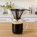 Cafetera Pour con Base de Vidrio 12 Oz