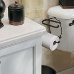 Portapapel Bano Sobre El Tanque Bronce - Interdesign