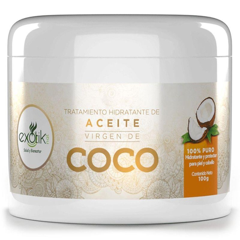 Aceite Natural De Coco - Exotik Varios Tamaños