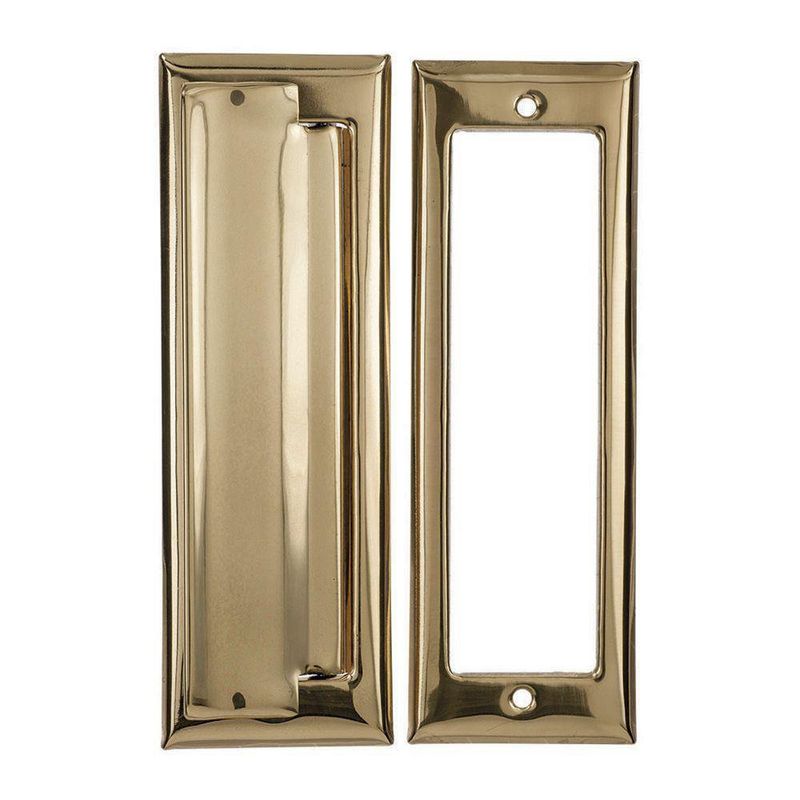 Placa De Buzón De 1 1/2 X 7 Plg Dorado - Ace