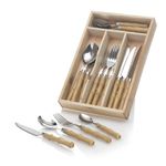 Set De Cubiertos Con Bandeja 16 Pzas - Toscana