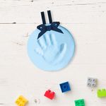 Ornamento Circular Para Huella Blue - Cotton Candy