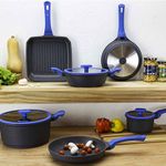 Batería De Cocina 9 Pzas De Aluminio Forjado - Picca