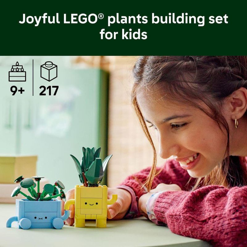 Set Lego Plantas Felices Botanical 217 Pzas