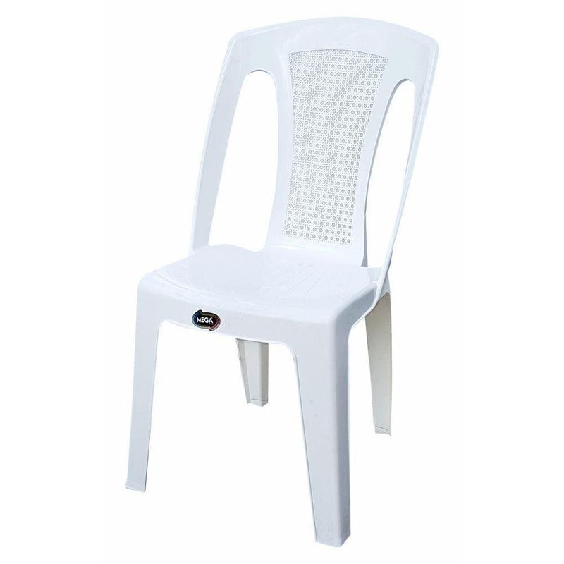 Silla Napoli Para Exterior Blanco - Megaplast Varios Colores