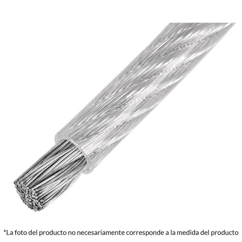 Cable de Acero con Vinyl 1/8 Plg