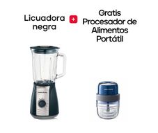 Licuadora con Jarra de Vidrio y 5 Velocidades Color Negro