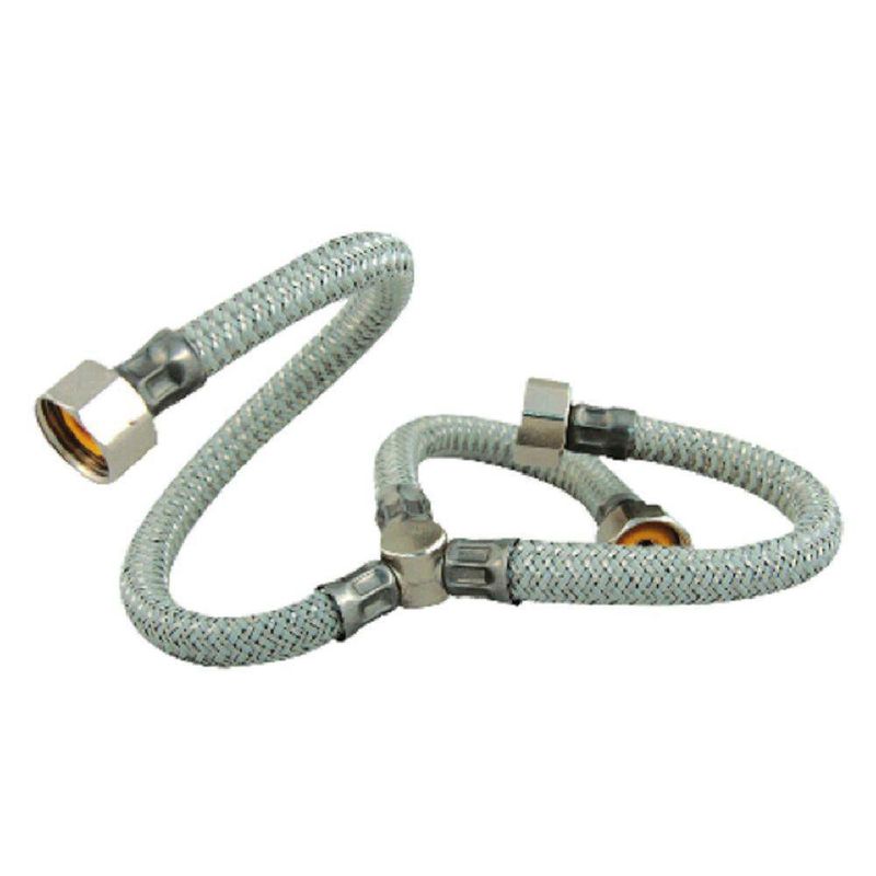 Manguera Para Grifo 3/8 Plg X 1/2 Plg X 0.55 M - Miber