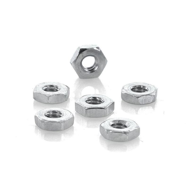 Tuerca Hex Nc Gr2 Gal 3/16-24 Set 6 - Leon Fasteners