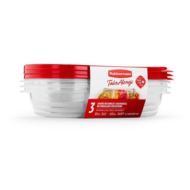 Set De 3 Contenedores De 3.7 Tazas - Rubbermaid