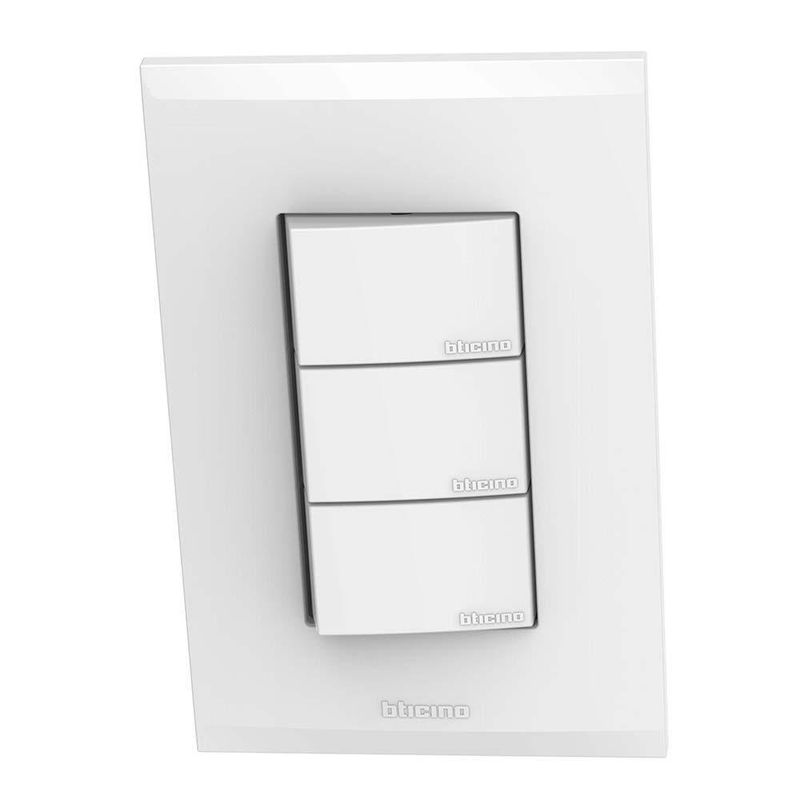 Interruptor Triple Blanco - Bticino