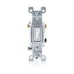 Interruptor 3 Vías Sencillo Blanco - Leviton