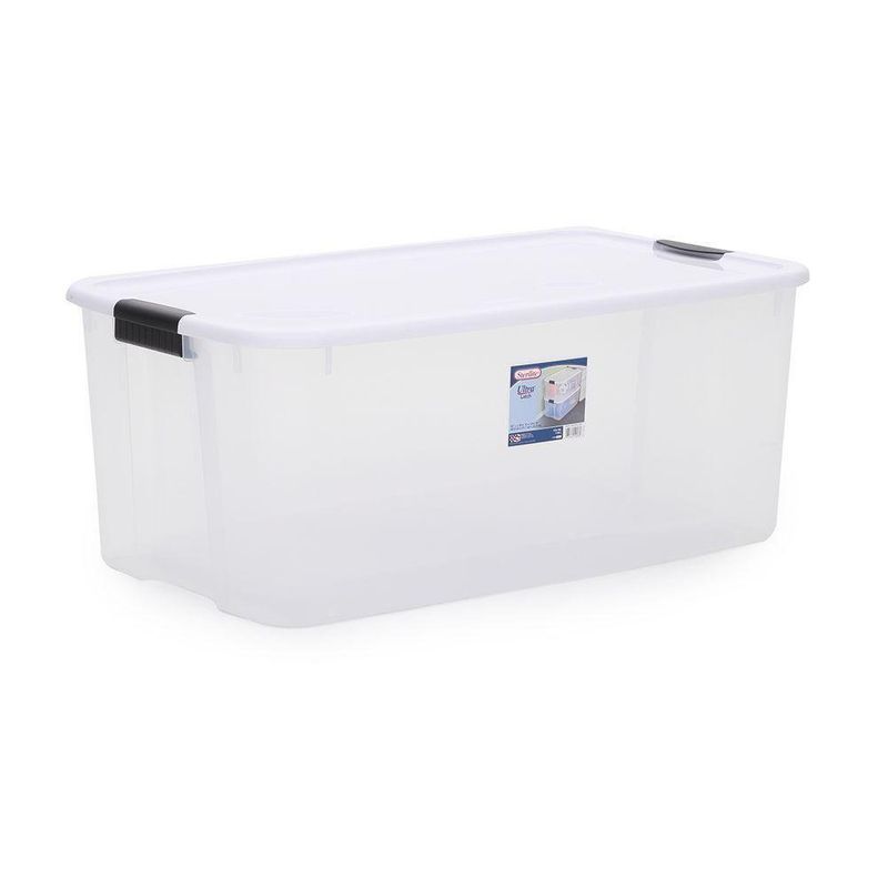 Caja 116 Litros Tapa Blanca - Sterlite