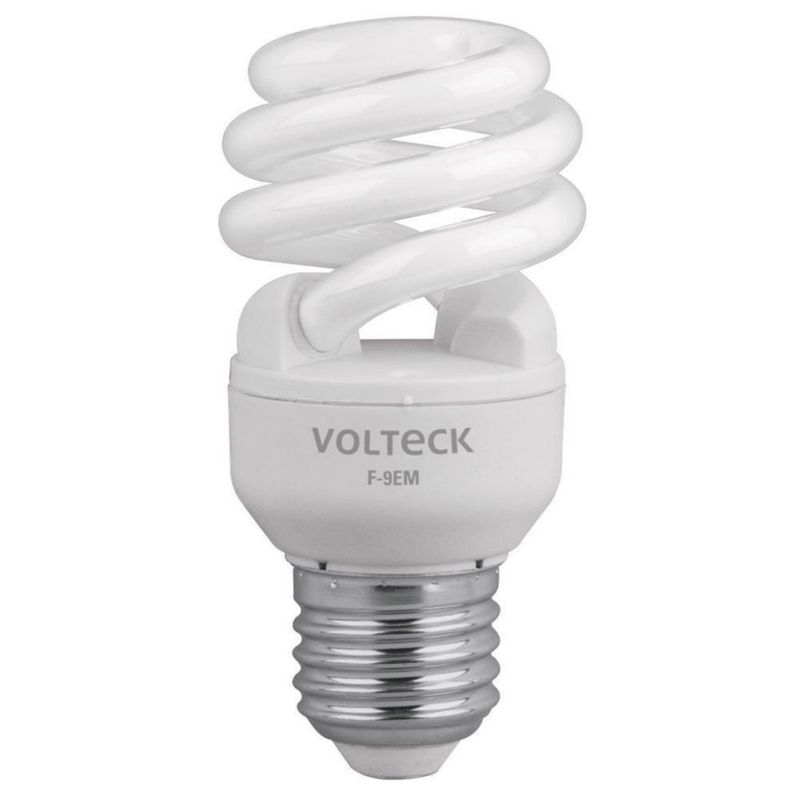 Bombilla Espiral Luz De Día 9 W - Volteck