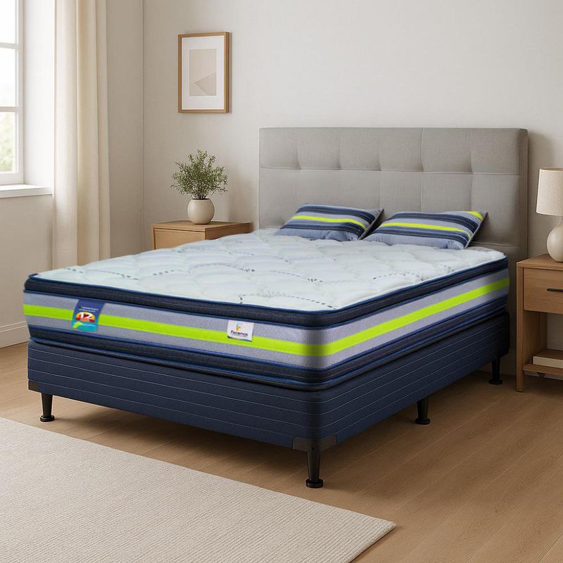 base cama milan negro doble - Colchones Spring