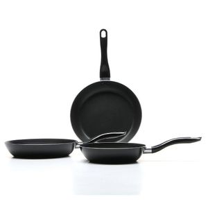 Set de 3 Sartenes 20, 24 Y 26 Cm Color Negro