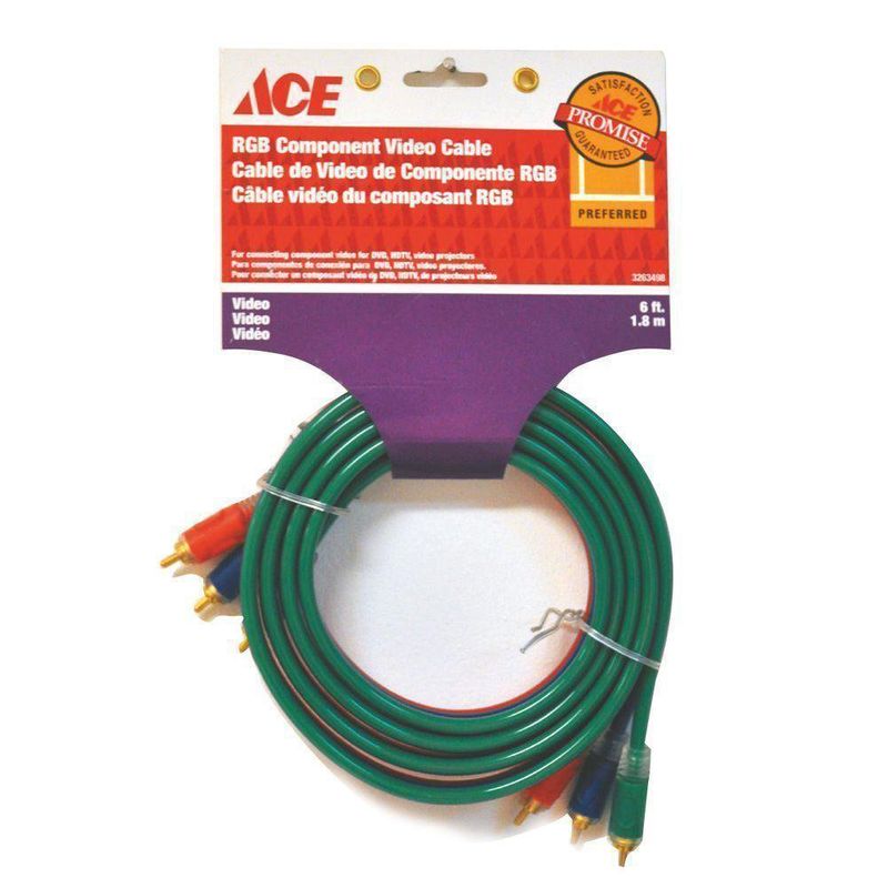 Cable De Audio Y Video Rgb De 1.8 Metros - Ace