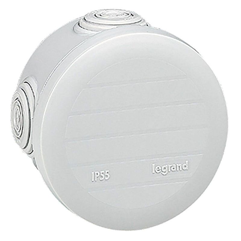 Caja Eléctrica Superficial Circular De Plástico - Legrand