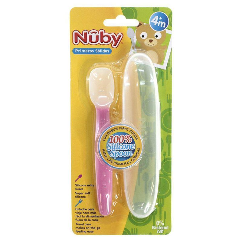Cuchara De Silicón Portátil - Nuby