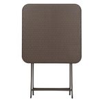 Mesa Plegable Tipo Ratán Café de Exterior Z