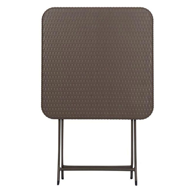 Mesa Plegable Tipo Ratán Café de Exterior Z