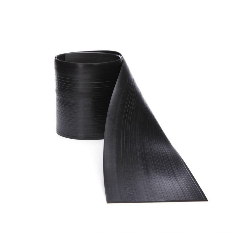 Zócalo Flexible Negro De 4 Plg Por 1 M Lineal - Rhino