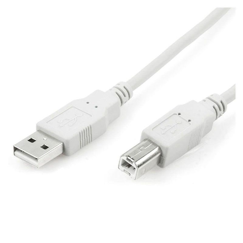 Cable USB Xtech de 1.82 m para impresora, gris