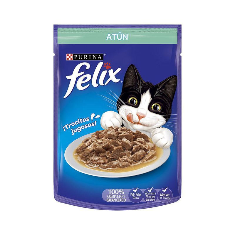 Sobre-De-Comida-Para-Gato-Sabor-Atun-En-Salsa-85-G---Purina-Felix