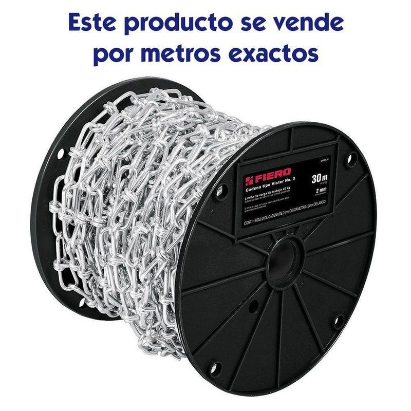 Cadena De Metal  253 Lb Galvanizado