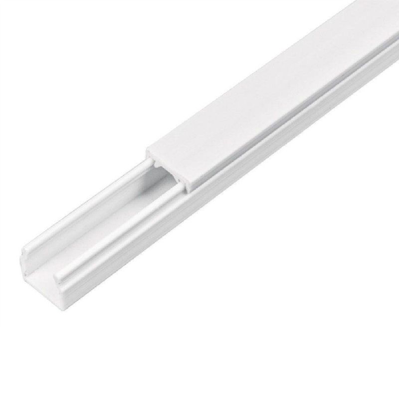 Canaleta Plástica De Pared Blanca De 12X12 Mm - Volteck