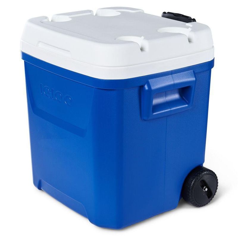 Hielera 60 Qt Con Ruedas Azul - Igloo