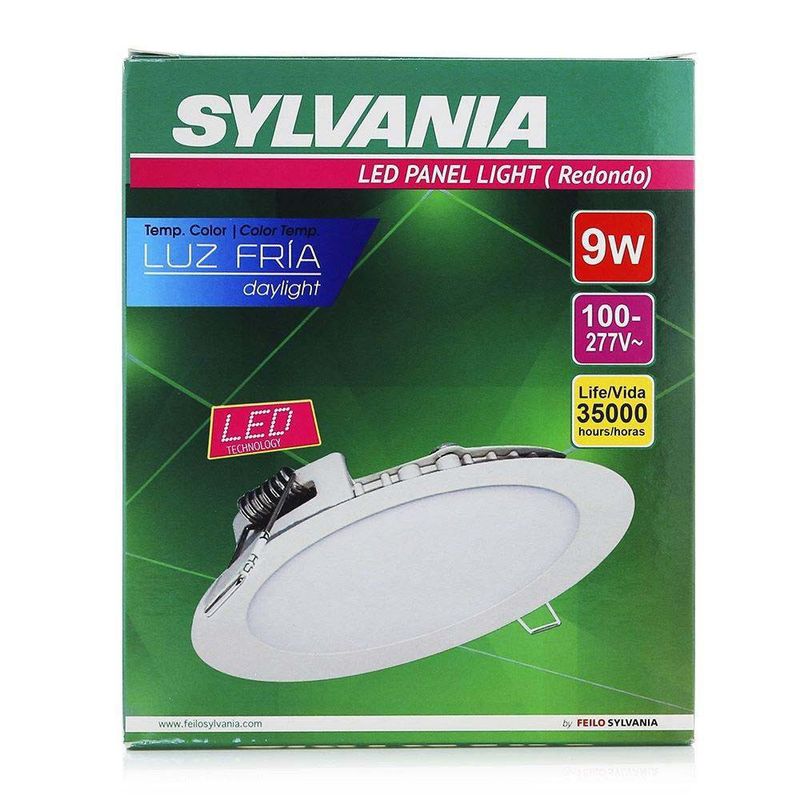 LAMPARA LED OJO DE BUEY 6 PULG. 12W DL BLANCO SYLVANIA