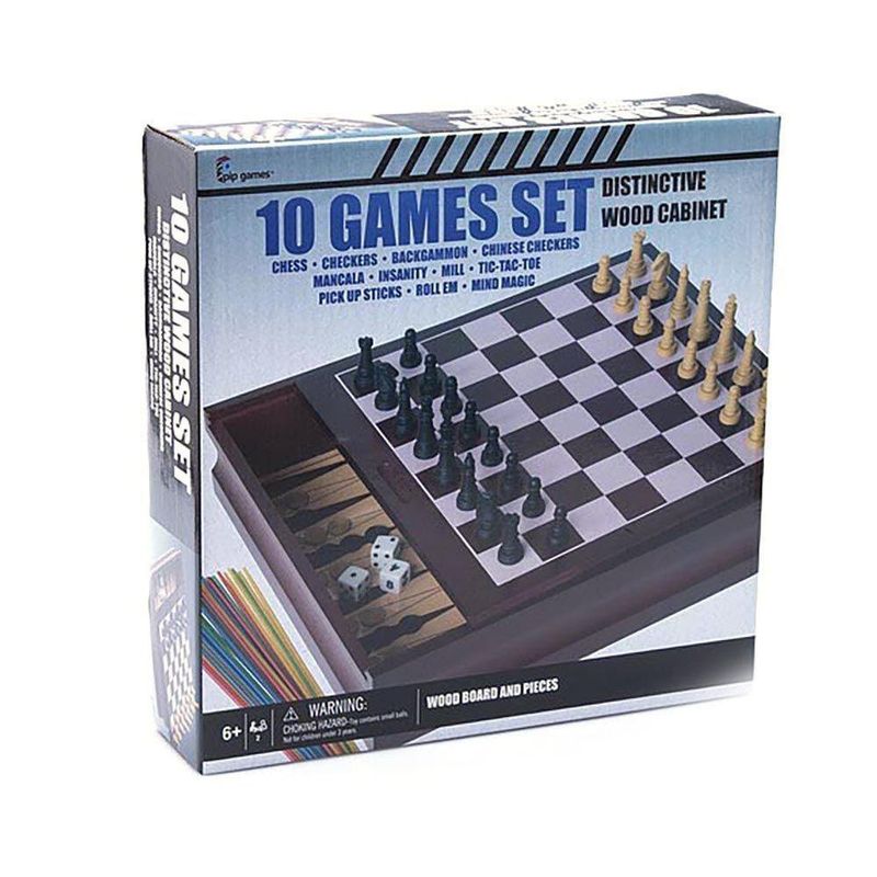 Set Juegos De Mesa 10 En 1 Pip Games