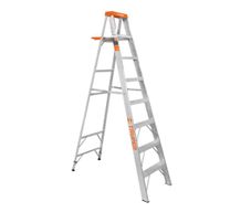 Escalera Tipo Tijera de Aluminio de 7 Peldaños Capacidad de 175 Kg