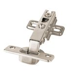 Bisagra Cazoleta Recta para Muebles de Cocina o Baño Cobertura Completa 110°