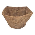 Maceta Cuadrada Fibra de Coco 16 Plg