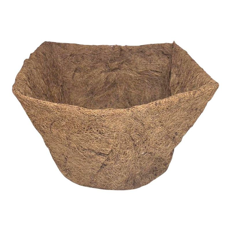Maceta Cuadrada Fibra de Coco 16 Plg