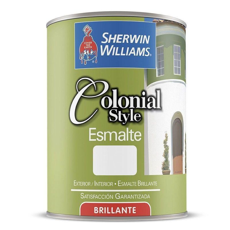 Colonial Style Esmalte Mate Blanco 1/4 Gal - Sherwin Williams