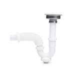 Sifón Universal Flex Con Regadera Y Contracanasta