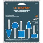 Set De 5 Fresas De Metal Mandril 1/4 Plg - Truper
