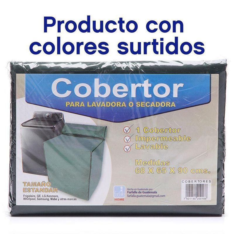 Cobertor Para Lavadora/Secadora 68X65X90 Cm
