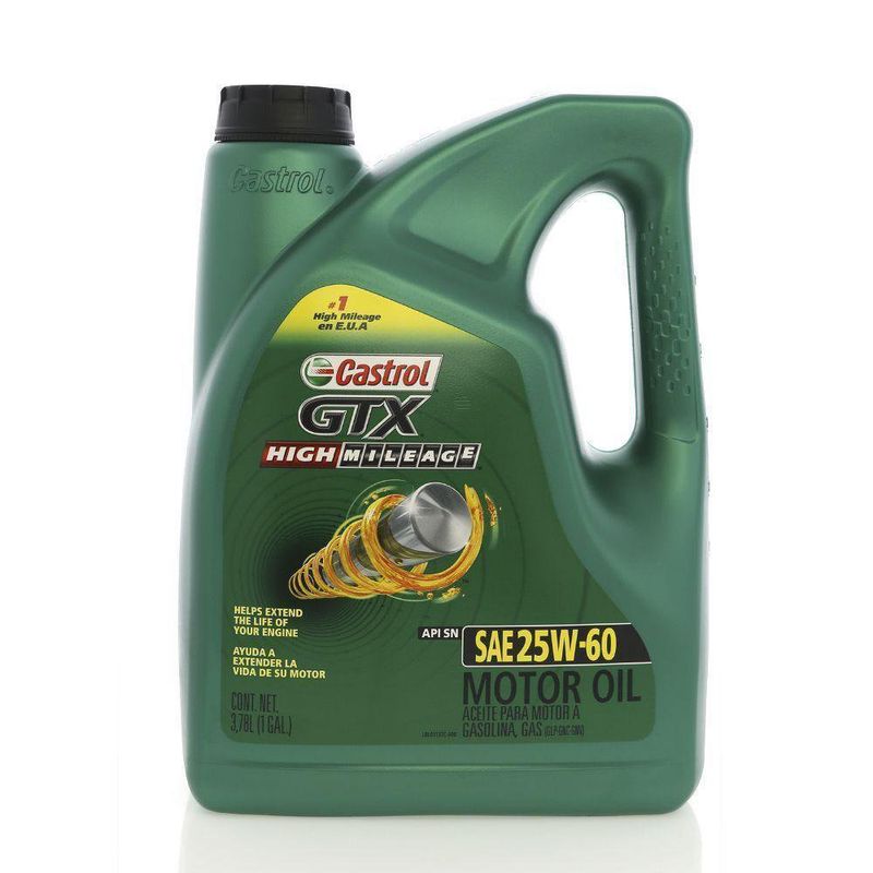 Aceite Para Motor 25W-60 GTX High Mileage 1 Gal - Castrol