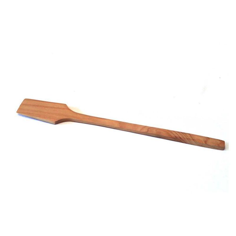 Paleta de cocina en madera de boj, 24 cm de largo.