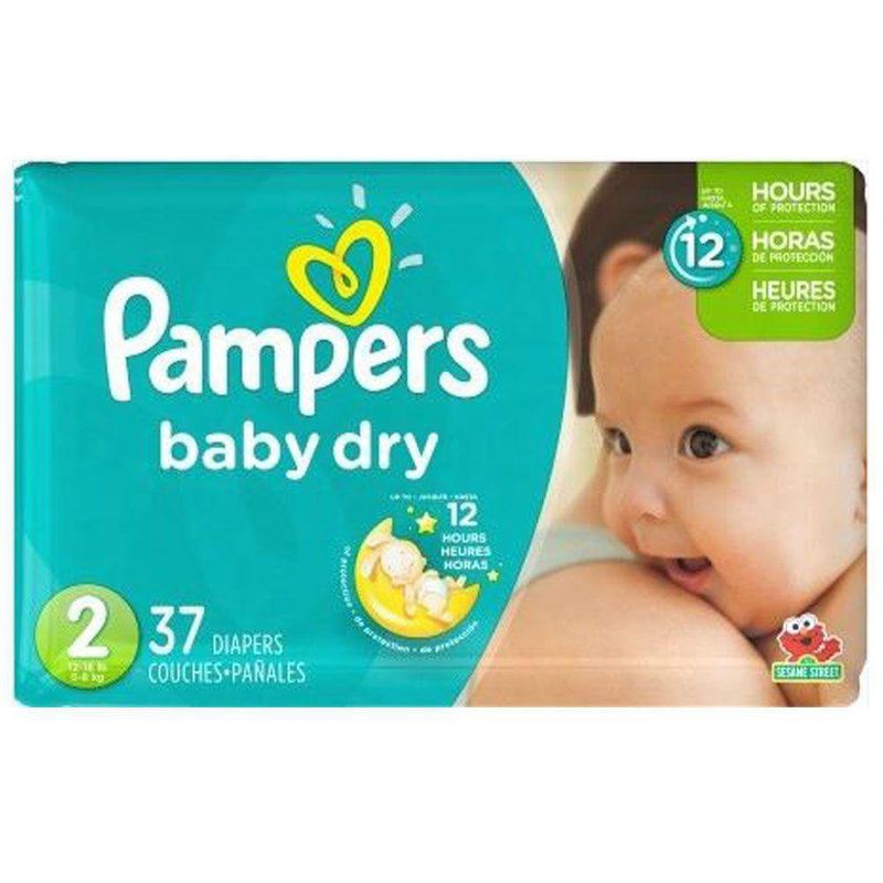 Comprar Pañales Desechables Pampers Baby Dry Talla 1 - 60 Unidades