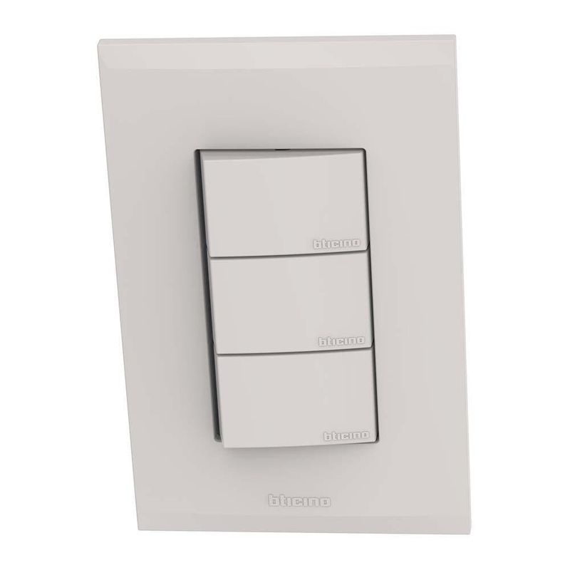 INTERRUPTOR SENCILLO MODERNO BLANCO 3WAY SW65 LUMISTAR