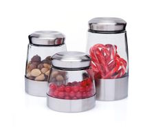 Set de 3 Frascos de Vidrio para Especias