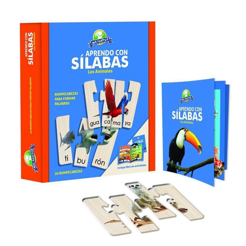 Rompecabezas Aprendo Las Silabas 20 Pzas - Mis Pasitos